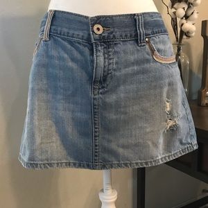 Blue jean skirt
